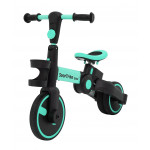 Detská trojkolka Happy bike 3v1 - tyrkysová